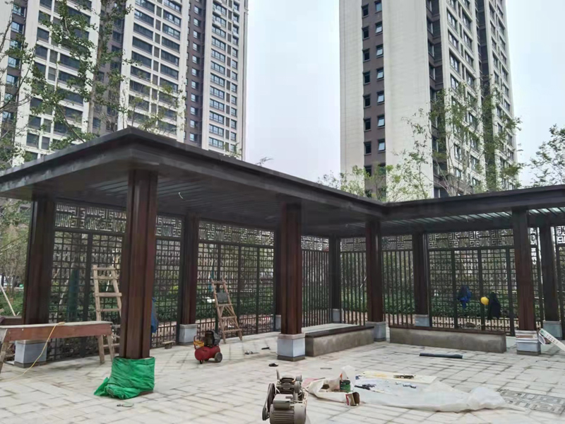 钢结构廊架